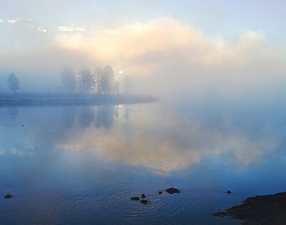 First Light on Yellowstone River